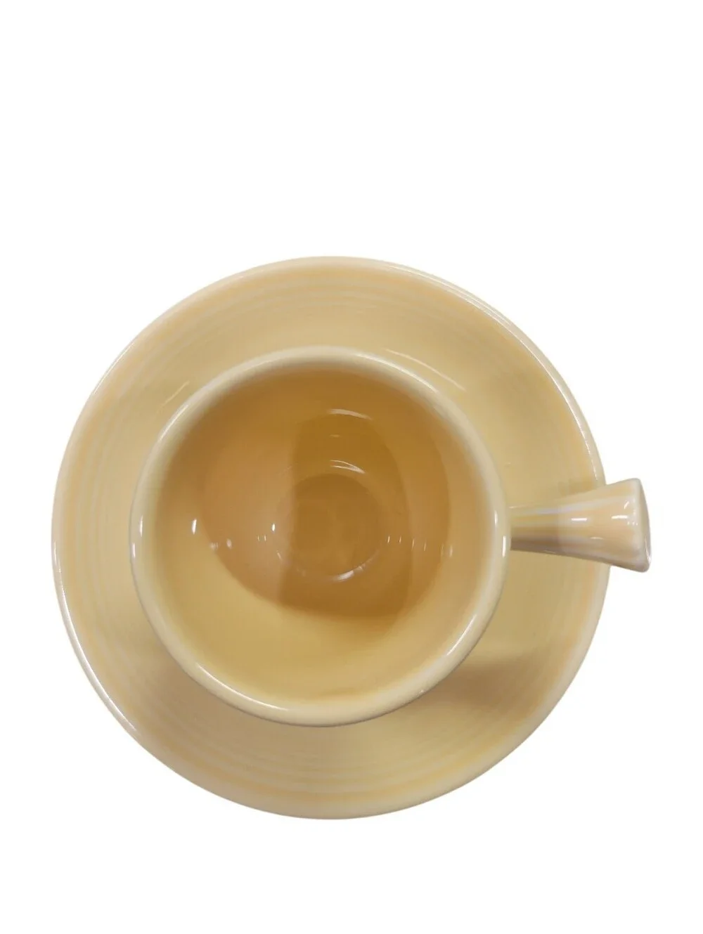 ☀️ Fiesta® Yellow Stick Handle Demitasse Cup & Saucer ☀️